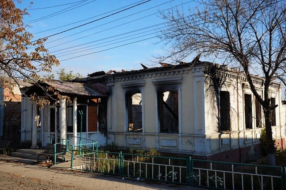 В селе Красная Поляна найдут замену сгоревшему Дому культуры. Фото: ТГ/Желтяков