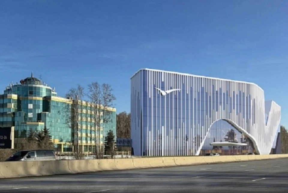 Отель визуально будет похож на волну. Фото: документация проекта