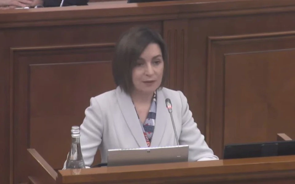 Санду доверила депутатам правящей партии важную миссию, чего они не ожидали. Фото: скриншот видео