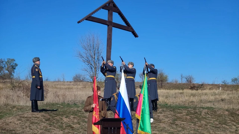 Ружейный залп в честь павших героев