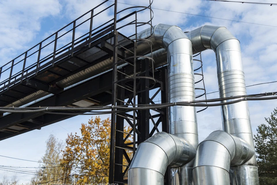 В Петербурге продолжают обновлять теплопровод. Фото: t.me/spbprav