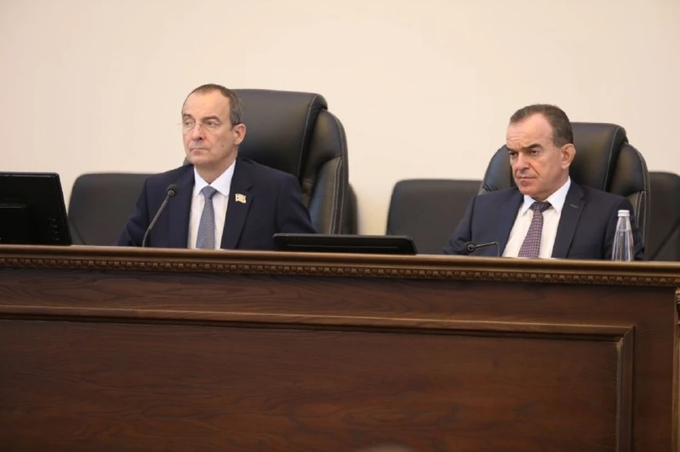 Изменения в бюджет приняли на очередной 68-й сессии Законодательного собрания края. Фото: admkrai.krasnodar.ru