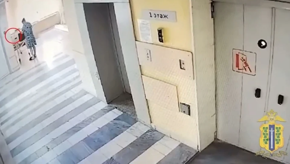 Скриншот видеозаписи, предоставленной УМВД России по Липецкой области.