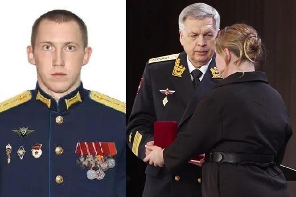 В ходе торжественной церемонии адмирал Игорь Костюков передал вдове погибшего в ходе специальной военной операции капитана Олега Синицы, командира подразделения специального назначения высшую государственную награду страны – медаль «Золотая Звезда».