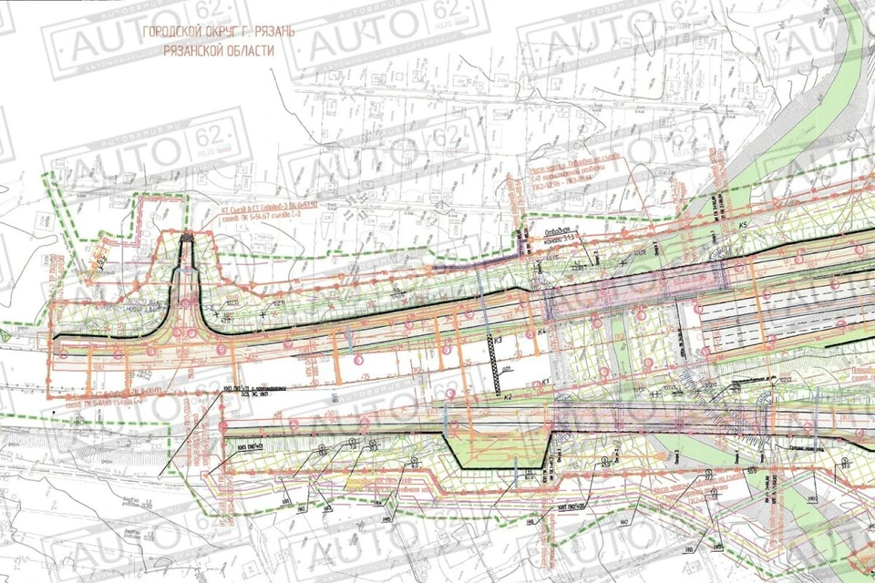 Опубликована схема развязки Южного обхода Рязани у поселка Храпово. Фото: «Автомобильный сайт Рязани»