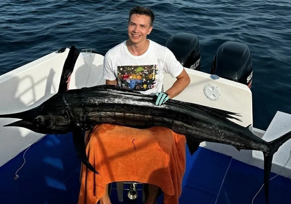 Шарангович снова с уловом. Фото: социальные сети Егора Шаранговича