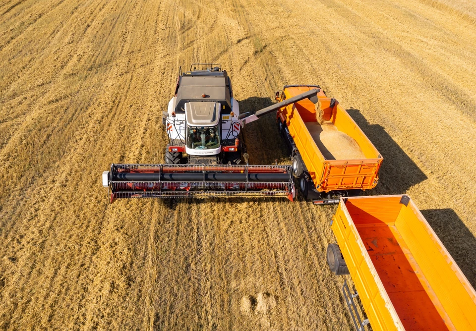 Современная техника обеспечивает высокую урожайность