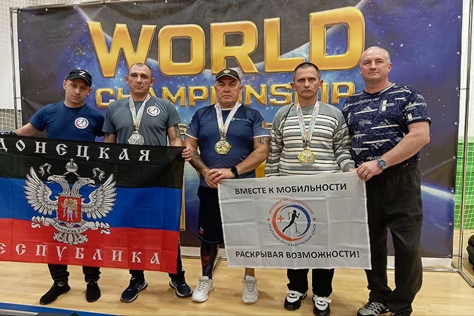 Ветераны из ДНР завоевали три медали на турнире по кибатлетике в Суздале. Фото: «Защитники Отечества» в ДНР