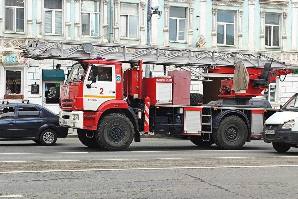 Один из пожаров произошёл в Твери.