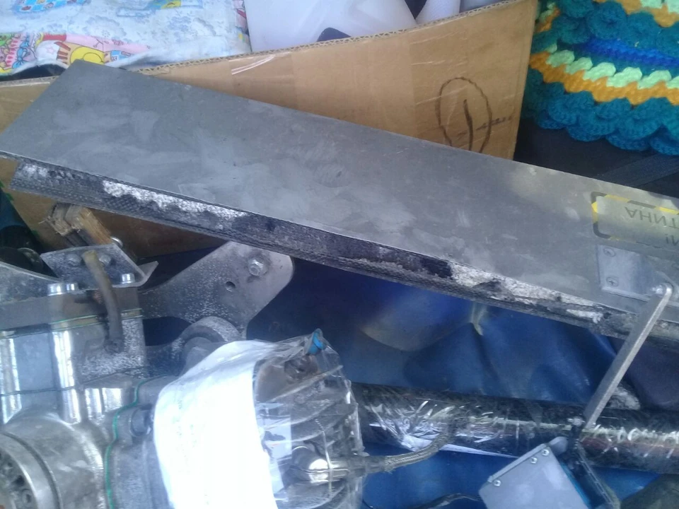 Обломки дрона.