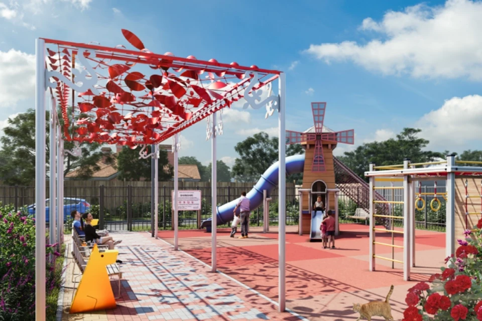 В Новобобровке появится новый парк со спортивной и детской площадками, зонами отдыха.