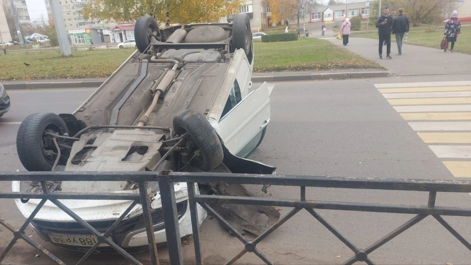 В аварии обошлось без пострадавших