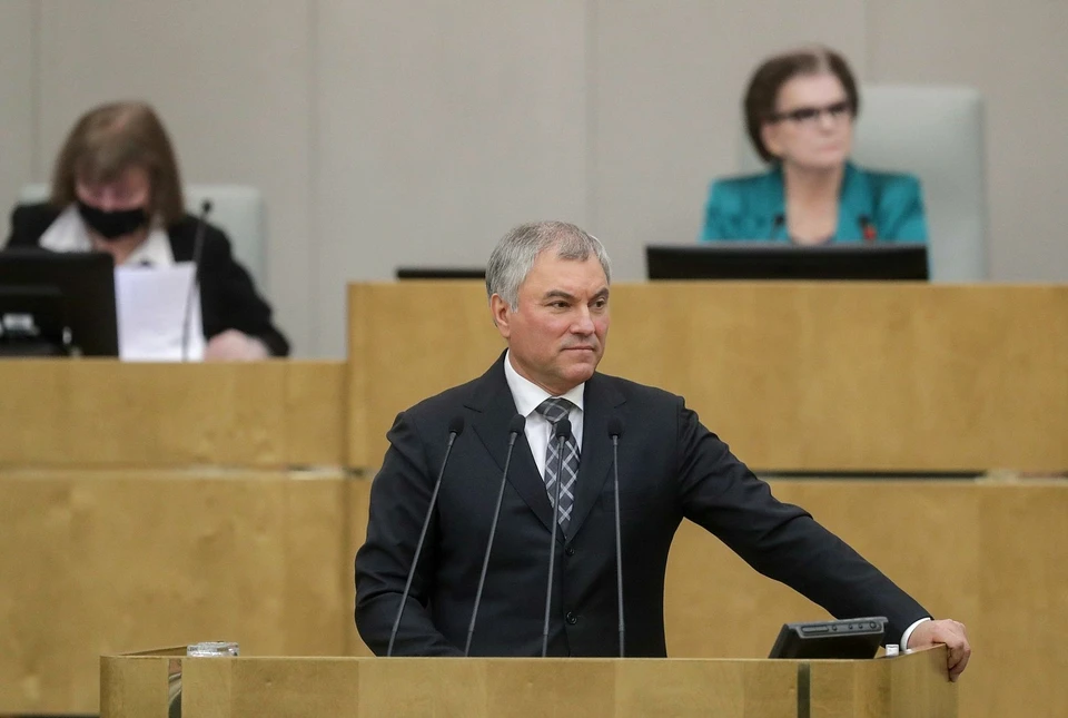 Володин перечислил законы, которые вступили в силу в ноябре