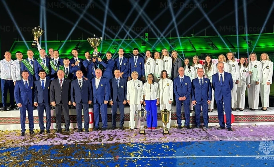 Свердловские спортсмены заняли призовые места на Чемпионате мира по пожарно-спасательному спорту. Фото: пресс-служба ГУ МЧС по Свердловской области