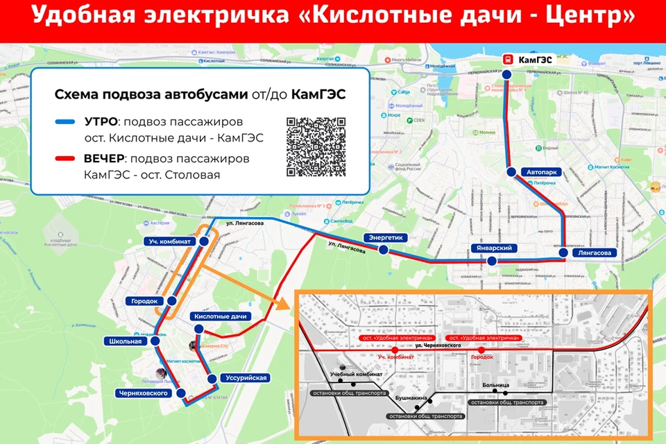 Схема: Пермская пригородная компания