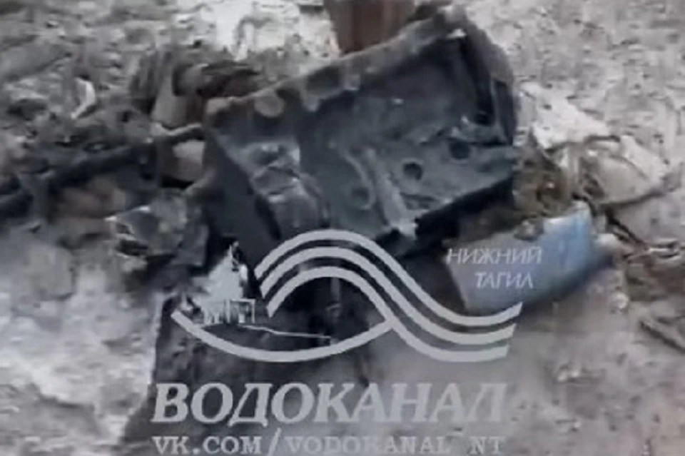 Кто-то умышленно повредил канализацию в Нижнем Тагиле. Фото: скриншот видео