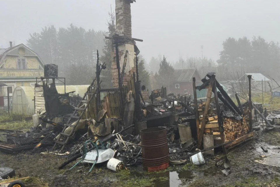 Дети погибли при пожаре. Фото: t.me/prok_lenobl