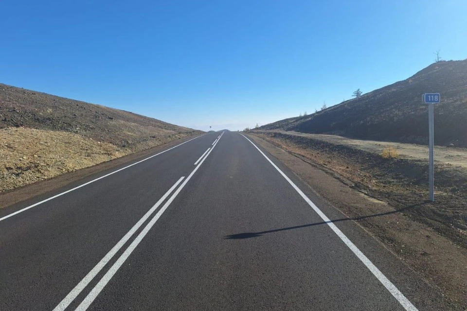 В Иркутской области отремонтировали участок дороги, ведущей на Малое море