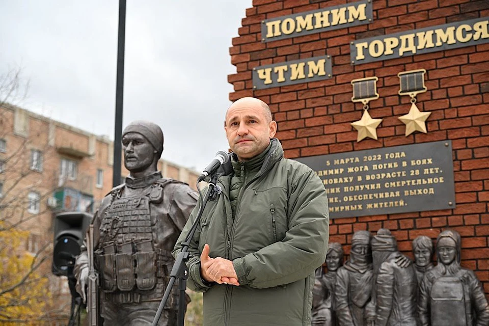 Отец Героя России и Героя ДНР Владимира Жоги – Артем Жога. Фото: glavadnr.ru