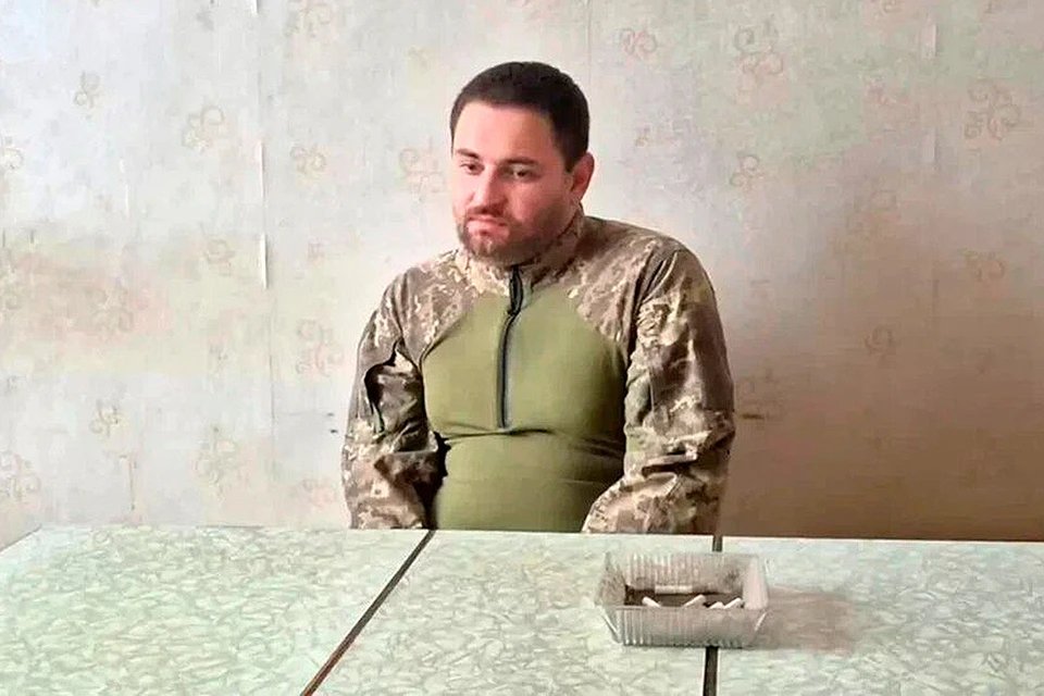 Пленный военнослужащий 14-й отдельной механизированной бригады ВСУ Роман Крутько