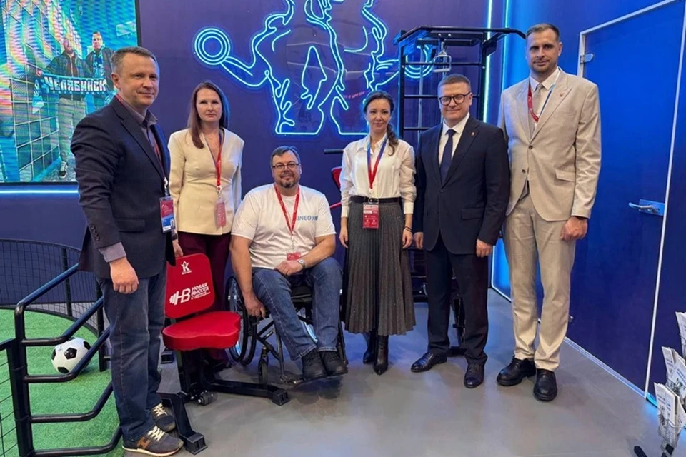 В ДНР в ближайшее время планируют открыть адаптивные тренажерные залы. Фото: ТГ/Кузнецова