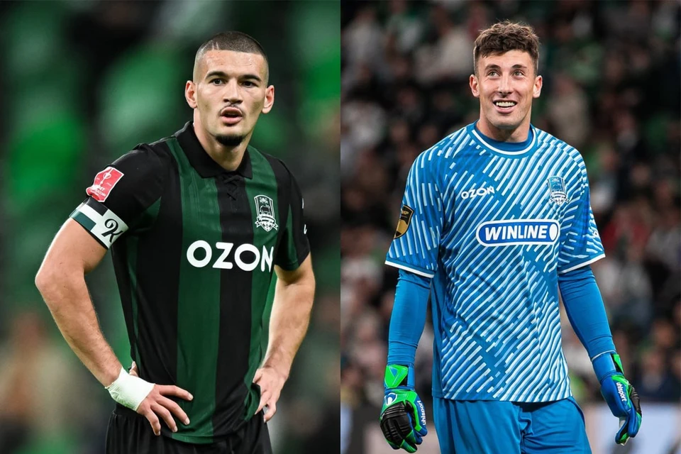 Александр Черников и Станислав Агкацев отправятся в сборную России после игры против «Балтики». Фото: пресс-служба ФК "Краснодар"