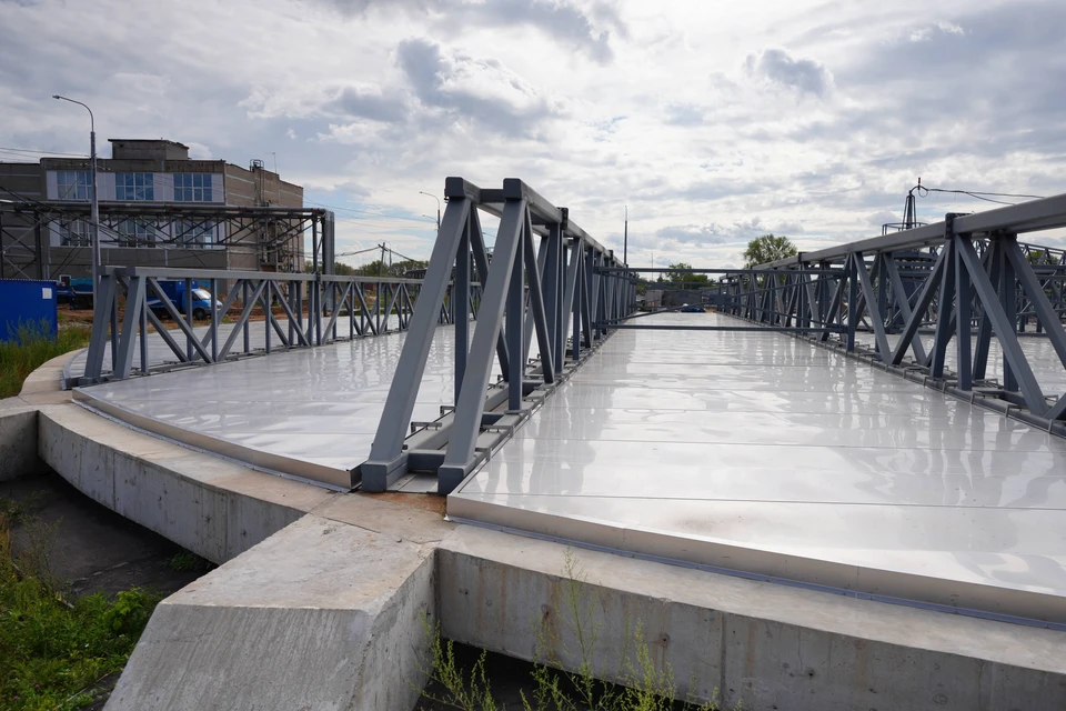 Четыре новых первичных отстойника тестируют на Нижегородской станции аэрации.