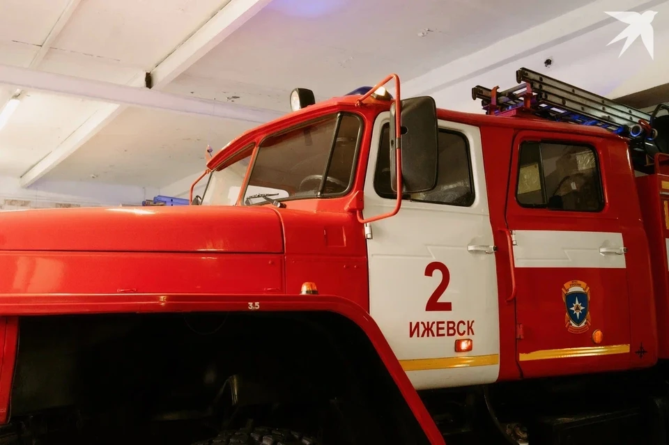 Площадь пожара составила два кв.м.