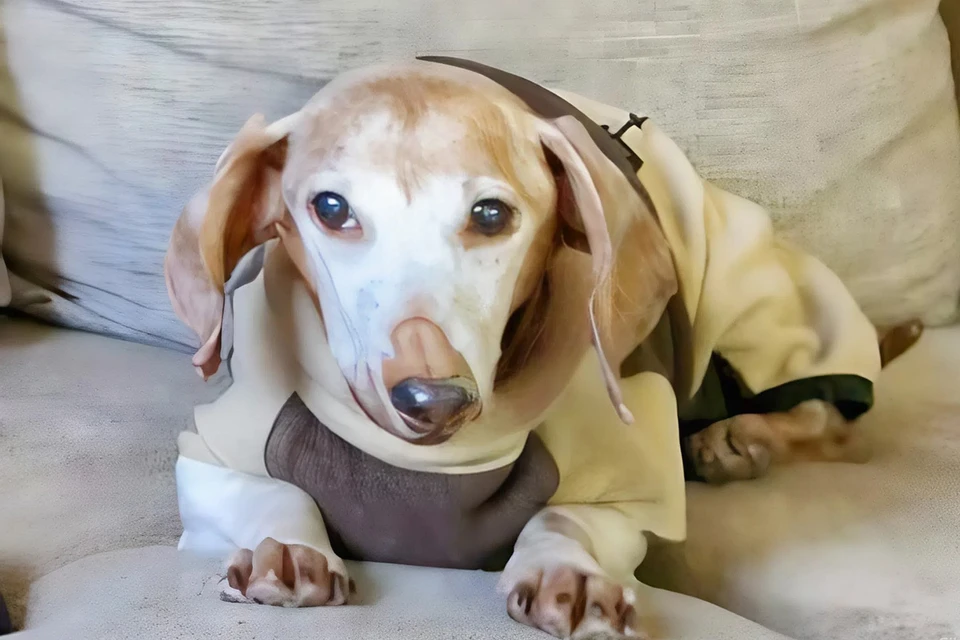 20-летняя такса Туся. Фото: t.me/moyavetklinika