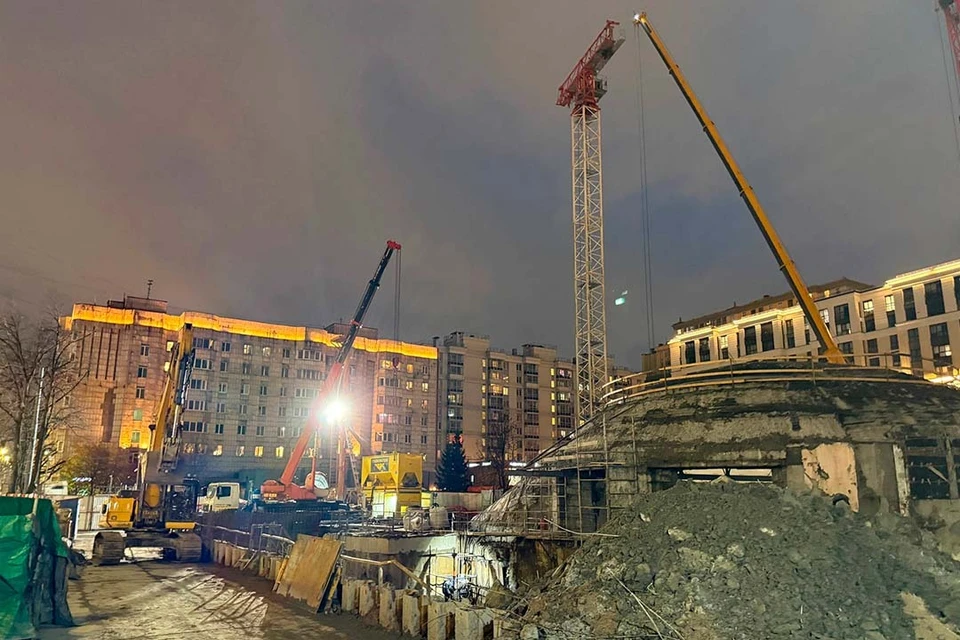 Вестибюль должны открыть в 2027 году. Фото: t.me/spb_str