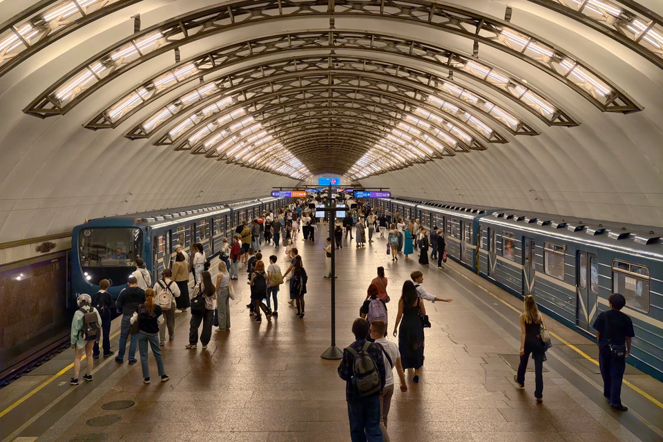 Стация "Садовая", фиолетовая ветка метро.