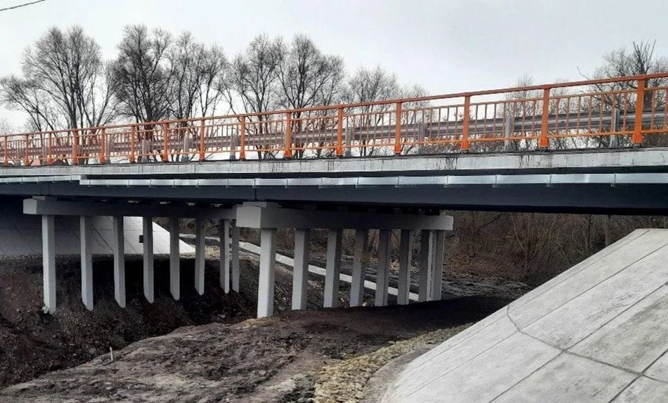 В Ульяновске впервые с 1974 года капитально отремонтировали мост в селе Копышовка. Фото: министерство транспорта УО