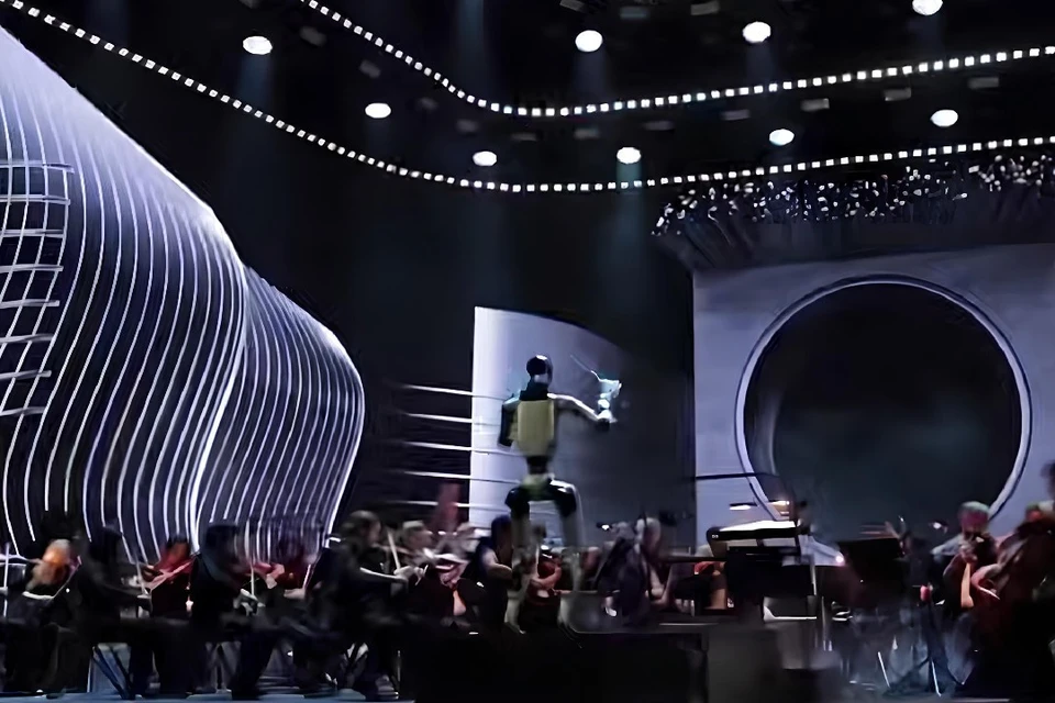 Под управлением механического дирижера исполняли Прокофьева. Фото: Мариинский театр