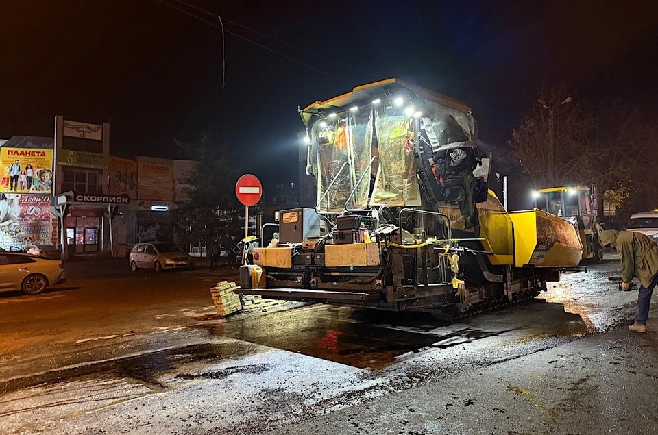 Этот участок дороги служит важной альтернативой загруженному Макшоссе, соединяющему Макеевку с Донецком. Фото: ТГ/Пушилин