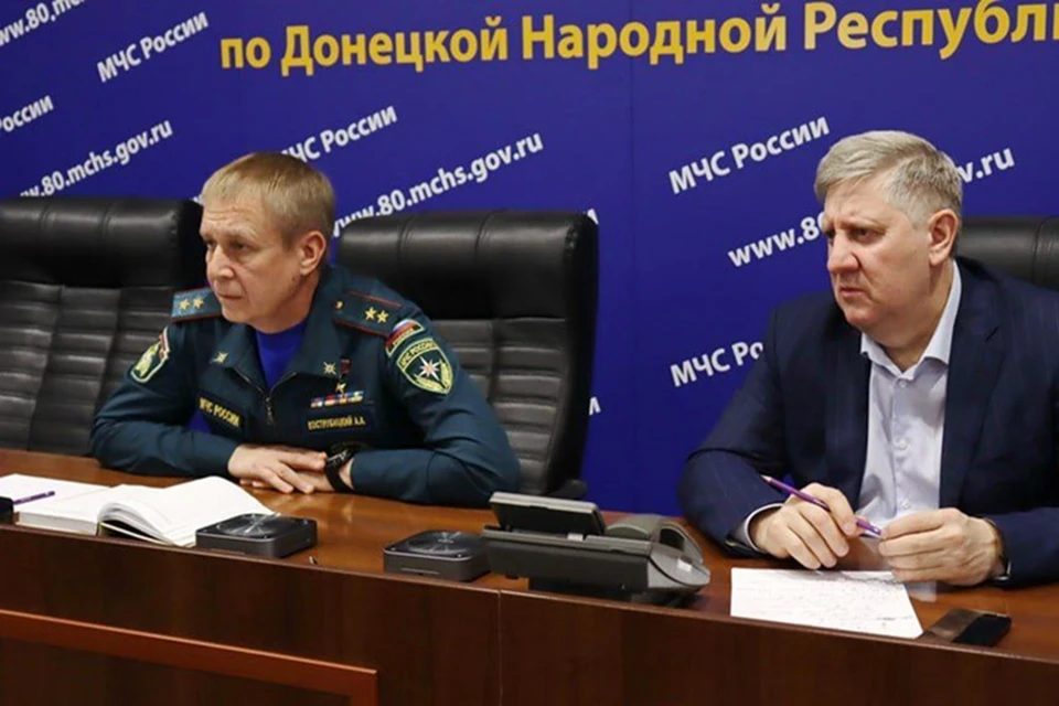 В ДНР наметили план экстренных мер по восстановлению электроэнергии. Фото: МЧС России