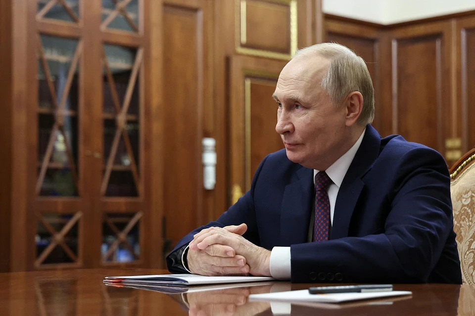 Президент принял участие в церемонии заложения нового атомного ледокола.