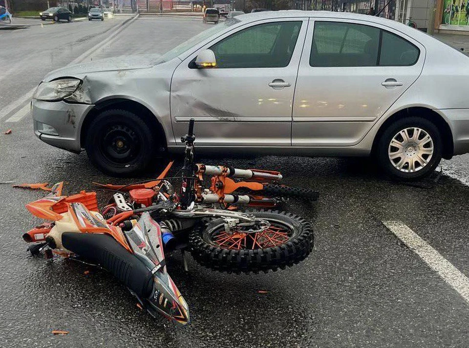 Авария случилась в Мелитополе с участием подростка. Фото: ГИБДД Запорожской области