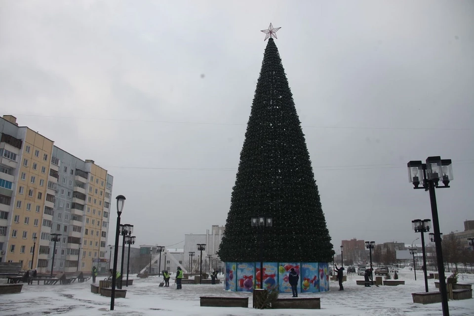 В День города Братска 2025 состоится открытие главной елки. Фото пресс-службы администрации города Братска