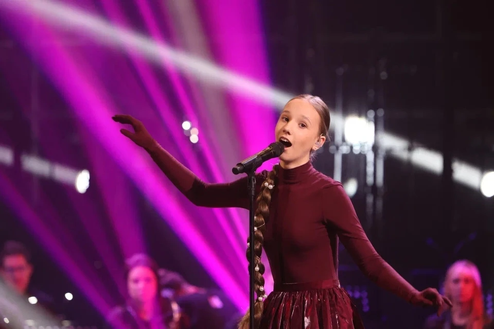 Милана Крохина вышла в финал с помощью зрительского голосования. Фото Первого канала.