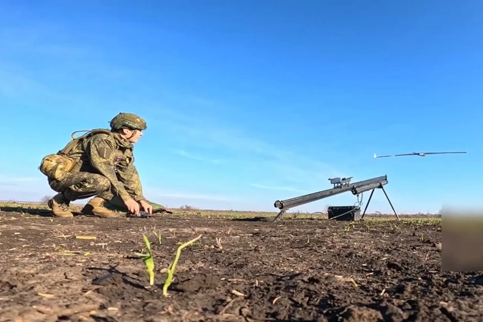 На Краматорско-Дружковском направлении ВС РФ уничтожили пункт дислокации ВСУ с помощью ударных дронов. Фото: Минобороны России