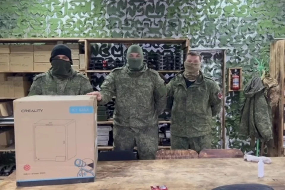 Операторы БПЛА саперного полка получили от Мелитополя 3D принтер. Фото: тг-канал Сергея Золотарева