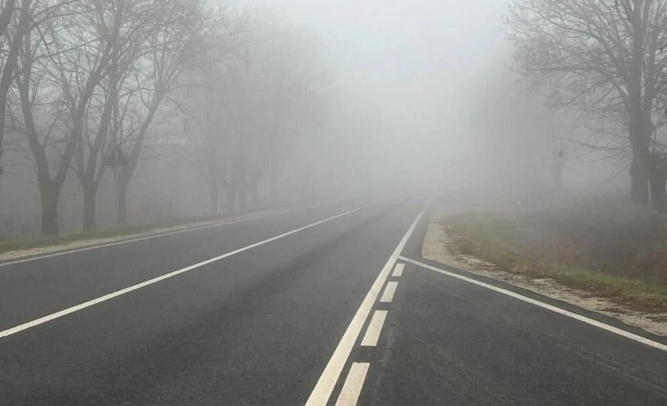 В Молдове объявлен «жёлтый код» в связи с туманом. Фото:соцсети