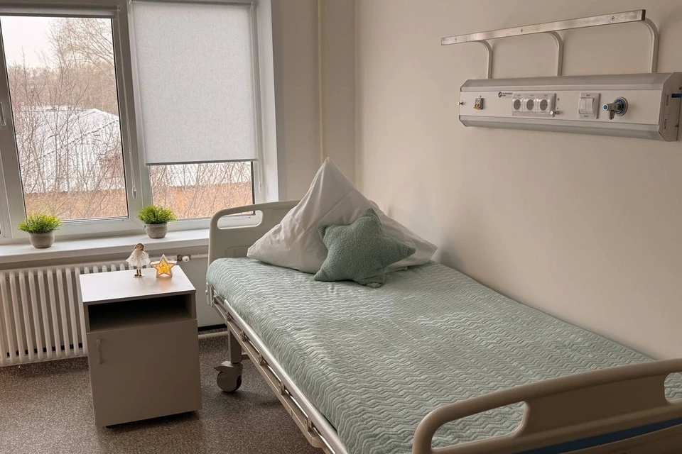 В палатах и медицинских кабинетах уже сделали ремонт. Фото: vk.com/kmkb4