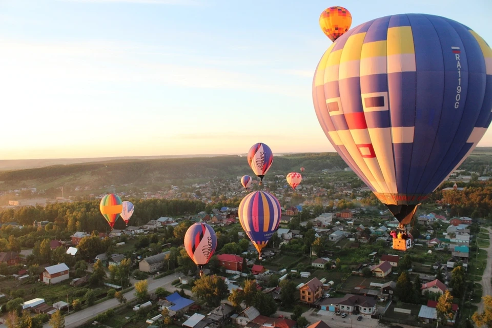 В небо над Кунгуром поднимутся яркие воздушные шары.