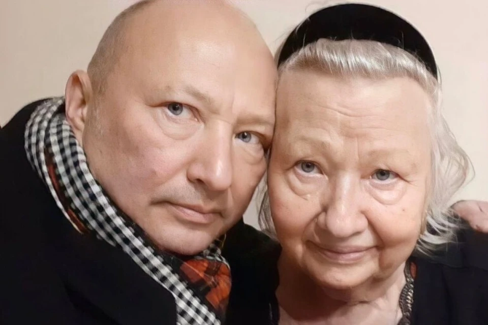 Юрий Гальцев и его мама Раиса Гальцева. Фото: t.me/galtsev_yuriy