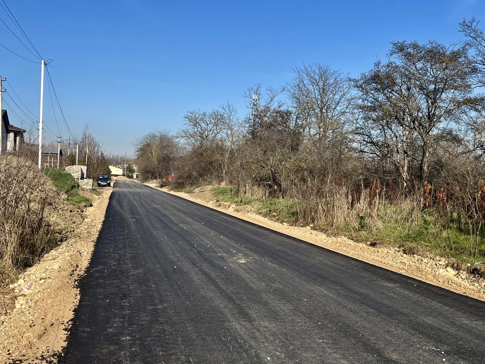 Ремонт дороги завершают в селе Левокумка Ставропольского края. Фото: администрация Минераловодского округа