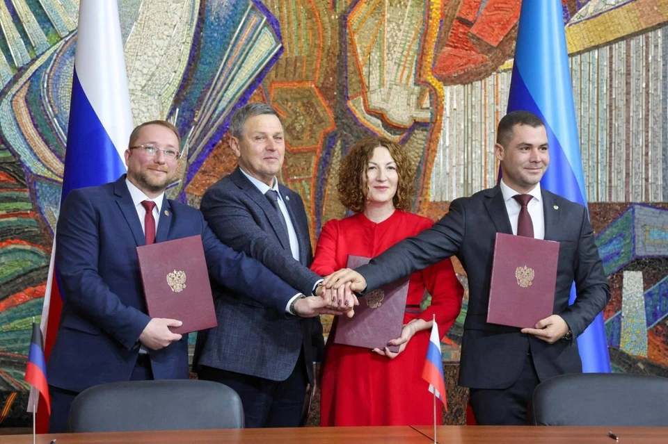 Соглашение знаменует собой новый этап интеграции воссоединенных регионов в культурно-информационное пространство России. Фото: ТГ/Желтяков