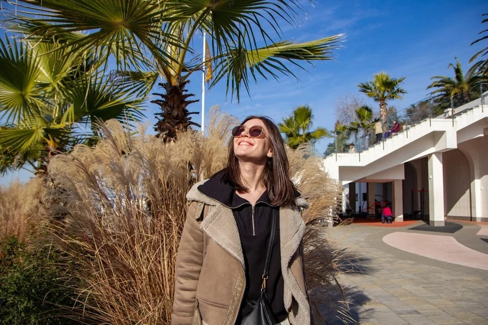 Последний день осени на побережье выдался аномально теплым