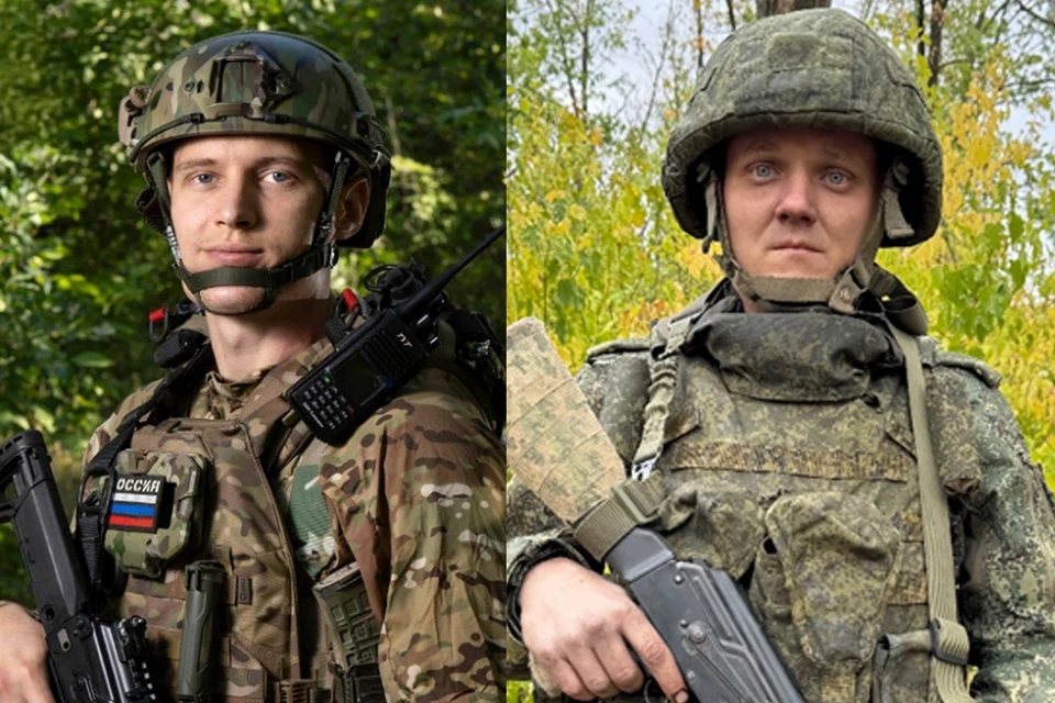 Гвардии сержант Михаил Красильников и Гвардии сержант Александр Окулов