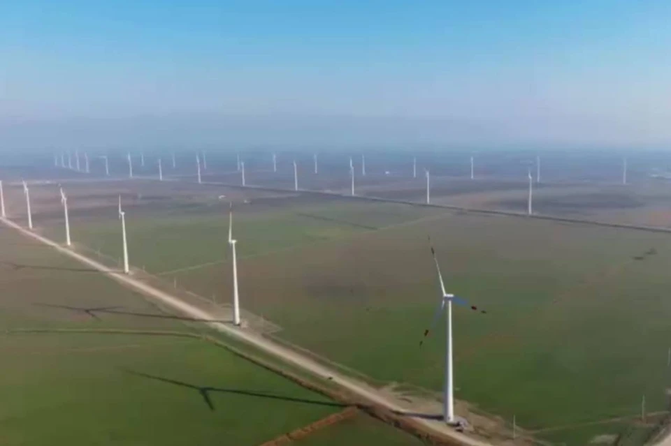 В Дагестане запустили новую ветряную электростанцию. Фото: Сергей Меликов